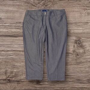 Apt. 9 Women's Cropped Sleek Charcoal‎ Dress Pants Size 16